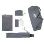 Tienda de playa 185T poliéster gris 274x178x170/148 cm by , tents - Ref: Foro24-94405, Price: 61,29 €, Discount: %