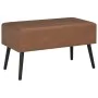 Mesa de centro de cuero sintético marrón oscuro 80x40x46 cm by vidaXL, Coffee table - Ref: Foro24-247544, Price: 67,00 €, Dis...