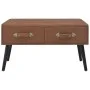 Mesa de centro de cuero sintético marrón oscuro 80x40x46 cm by vidaXL, Coffee table - Ref: Foro24-247544, Price: 67,00 €, Dis...