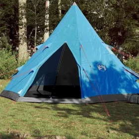Tipi-Zelt für 4 Personen, wasserdicht, blau von , Zelte - Ref: Foro24-94381, Preis: 115,69 €, Rabatt: %