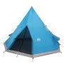 Tienda de campaña tipi para 4 personas impermeable azul by , tents - Ref: Foro24-94381, Price: 118,02 €, Discount: %