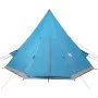 Tienda de campaña tipi para 4 personas impermeable azul by , tents - Ref: Foro24-94381, Price: 118,02 €, Discount: %