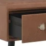 Mesa de centro de cuero sintético marrón oscuro 80x40x46 cm by vidaXL, Coffee table - Ref: Foro24-247544, Price: 67,00 €, Dis...