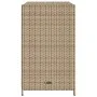 Armario de almacenaje de jardín ratán PE beige 83x45x76 cm by , Outdoor storage boxes - Ref: Foro24-365546, Price: 121,02 €, ...