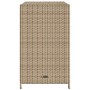 Garten-Aufbewahrungsschrank aus beigem PE-Rattan 83x45x76 cm von , Aufbewahrungsboxen für den Außenbereich - Ref: Foro24-3655...
