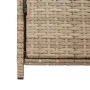Armario de almacenaje de jardín ratán PE beige 83x45x76 cm by , Outdoor storage boxes - Ref: Foro24-365546, Price: 121,02 €, ...