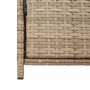 Garten-Aufbewahrungsschrank aus beigem PE-Rattan 83x45x76 cm von , Aufbewahrungsboxen für den Außenbereich - Ref: Foro24-3655...