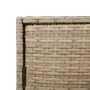 Armario de almacenaje de jardín ratán PE beige 83x45x76 cm by , Outdoor storage boxes - Ref: Foro24-365546, Price: 121,02 €, ...