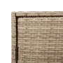Armario de almacenaje de jardín ratán PE beige 83x45x76 cm by , Outdoor storage boxes - Ref: Foro24-365546, Price: 121,23 €, ...