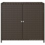 Garten-Aufbewahrungsschrank aus braunem PE-Rattan 83x45x76 cm von , Aufbewahrungsboxen für den Außenbereich - Ref: Foro24-365...