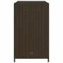 Armario de almacenaje de jardín ratán PE marrón 83x45x76 cm by , Outdoor storage boxes - Ref: Foro24-365544, Price: 119,44 €,...