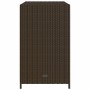 Garten-Aufbewahrungsschrank aus braunem PE-Rattan 83x45x76 cm von , Aufbewahrungsboxen für den Außenbereich - Ref: Foro24-365...