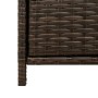 Garten-Aufbewahrungsschrank aus braunem PE-Rattan 83x45x76 cm von , Aufbewahrungsboxen für den Außenbereich - Ref: Foro24-365...