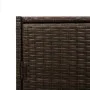 Armario de almacenaje de jardín ratán PE marrón 83x45x76 cm by , Outdoor storage boxes - Ref: Foro24-365544, Price: 119,44 €,...