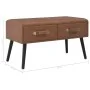 Mesa de centro de cuero sintético marrón oscuro 80x40x46 cm by vidaXL, Coffee table - Ref: Foro24-247544, Price: 67,00 €, Dis...
