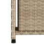 Garten-Aufbewahrungsschrank aus beigem PE-Rattan 50x55x115 cm von , Aufbewahrungsboxen für den Außenbereich - Ref: Foro24-365...