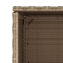 Garten-Aufbewahrungsschrank aus beigem PE-Rattan 50x55x115 cm von , Aufbewahrungsboxen für den Außenbereich - Ref: Foro24-365...