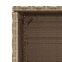 Garten-Aufbewahrungsschrank aus beigem PE-Rattan 50x55x115 cm von , Aufbewahrungsboxen für den Außenbereich - Ref: Foro24-365...