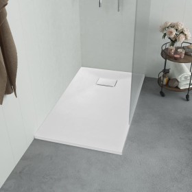 Plato de ducha SMC blanco 90x70 cm