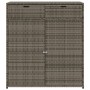 Armario de almacenaje de jardín ratán PE gris 105x55x113 cm by , Outdoor storage boxes - Ref: Foro24-365565, Price: 192,89 €,...