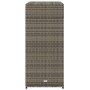 Garten-Aufbewahrungsschrank aus grauem PE-Rattan 105x55x113 cm. von , Aufbewahrungsboxen für den Außenbereich - Ref: Foro24-3...