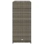 Garten-Aufbewahrungsschrank aus grauem PE-Rattan 105x55x113 cm. von , Aufbewahrungsboxen für den Außenbereich - Ref: Foro24-3...
