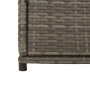 Garten-Aufbewahrungsschrank aus grauem PE-Rattan 105x55x113 cm. von , Aufbewahrungsboxen für den Außenbereich - Ref: Foro24-3...