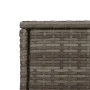 Garten-Aufbewahrungsschrank aus grauem PE-Rattan 105x55x113 cm. von , Aufbewahrungsboxen für den Außenbereich - Ref: Foro24-3...