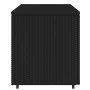 Armario de almacenaje de jardín ratán PE negro 110x55x60,5 cm by , Outdoor storage boxes - Ref: Foro24-365567, Price: 147,98 ...