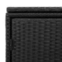 Armario de almacenaje de jardín ratán PE negro 110x55x60,5 cm by , Outdoor storage boxes - Ref: Foro24-365567, Price: 147,98 ...