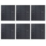 Aufbewahrungsboxen-Set mit 103 Teilen, Wandpaneele in Rot/Schwarz. von , Werkzeugschränke - Ref: Foro24-150813, Preis: 62,86 ...