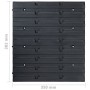 Kit de cajas de almacenaje 103 pzas paneles de pared rojo/negro by , Tool cabinets - Ref: Foro24-150813, Price: 62,86 €, Disc...