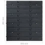 Kit de cajas de almacenaje 103 pzas paneles de pared rojo/negro by , Tool cabinets - Ref: Foro24-150813, Price: 64,02 €, Disc...