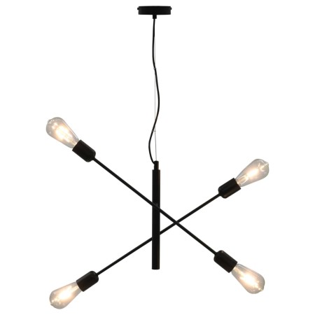 Lámparas de techo con bombillas de filamento 2 W negro E27 de vidaXL, Lámparas - Ref: Foro24-281439, Precio: 50,99 €, Descuen...