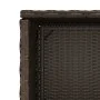 Brown PE rattan garden storage cabinet 50x55x115 cm by , Outdoor storage boxes - Ref: Foro24-365548, Price: 113,74 €, Discoun...