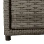 Armario de almacenaje de jardín ratán PE gris 55x59x69 cm de , Cajas de almacenaje para exteriores - Ref: Foro24-365557, Prec...