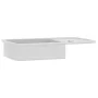 Granite kitchen sink with a white bowl by vidaXL, Sinks - Ref: Foro24-144853, Price: 191,85 €, Discount: %