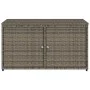 Gray PE rattan garden storage cabinet 110x55x60.5 cm by , Outdoor storage boxes - Ref: Foro24-365569, Price: 144,09 €, Discou...