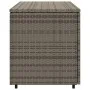 Gray PE rattan garden storage cabinet 110x55x60.5 cm by , Outdoor storage boxes - Ref: Foro24-365569, Price: 144,09 €, Discou...