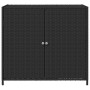 Schwarzer Gartenschrank aus PE-Rattan, 83 x 45 x 76 cm von , Aufbewahrungsboxen für den Außenbereich - Ref: Foro24-365543, Pr...
