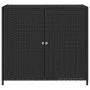 Schwarzer Gartenschrank aus PE-Rattan, 83 x 45 x 76 cm von , Aufbewahrungsboxen für den Außenbereich - Ref: Foro24-365543, Pr...