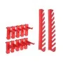 Aufbewahrungsbox-Set, 141 Stück, rot/schwarze Wandpaneele von , Werkzeugschränke - Ref: Foro24-150814, Preis: 89,10 €, Rabatt: %