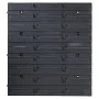 Aufbewahrungsbox-Set, 141 Stück, rot/schwarze Wandpaneele von , Werkzeugschränke - Ref: Foro24-150814, Preis: 89,10 €, Rabatt: %