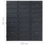 Aufbewahrungsbox-Set, 141 Stück, rot/schwarze Wandpaneele von , Werkzeugschränke - Ref: Foro24-150814, Preis: 89,10 €, Rabatt: %