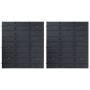 Aufbewahrungsbox-Set, 32 Stück, rot/schwarze Wandpaneele von , Werkzeugschränke - Ref: Foro24-146281, Preis: 35,34 €, Rabatt: %