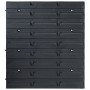 Aufbewahrungsbox-Set, 32 Stück, rot/schwarze Wandpaneele von , Werkzeugschränke - Ref: Foro24-146281, Preis: 35,34 €, Rabatt: %
