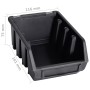 Aufbewahrungsbox-Set, 32 Stück, rot/schwarze Wandpaneele von , Werkzeugschränke - Ref: Foro24-146281, Preis: 35,34 €, Rabatt: %