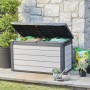 Keter Caja de almacenamiento para jardín Denail gris antracita