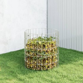 Compostador de jardín acero galvanizado Ø50x50 cm de , Compostadores - Ref: Foro24-3115941, Precio: 28,18 €, Descuento: %