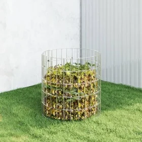 Galvanized steel garden composter Ø50x50 cm by , Composters - Ref: Foro24-3115941, Price: 29,03 €, Discount: %